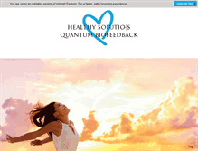 Tablet Screenshot of healthysolutionservices.com